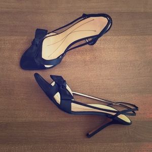 Kate Spade Black Stilettos size 10 Made in Italy